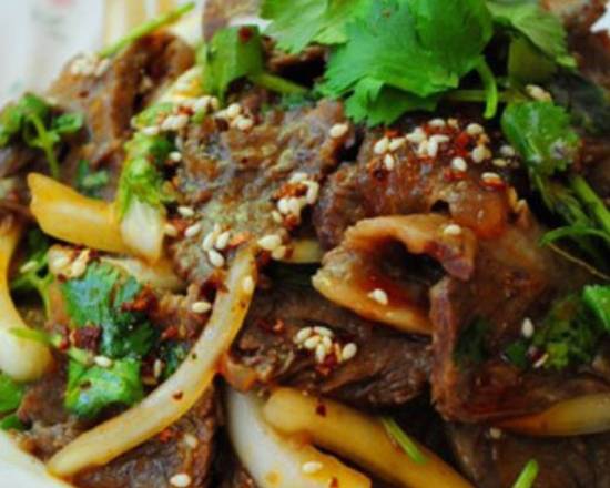 Cold Sliced Beef In Chilli Oil 凉拌牛肉🥜🌶️